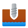 Down-hole icon